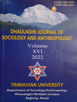 Dhaulagiri Journal of Sociology and Anthropology 